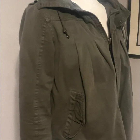 NSF Women's Army Green Utility Jacket - Picture 3 of 14